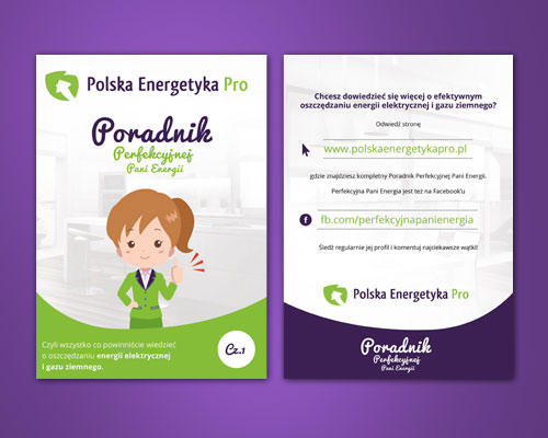 Projekt broszury dla firmy energetycznej – Perfekcyjna Pani Energii