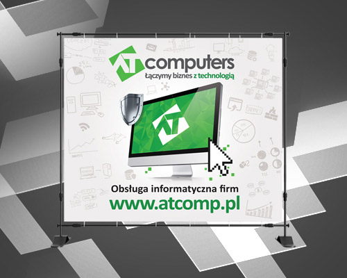 Baner reklamowy dla firmy IT – ATComputers