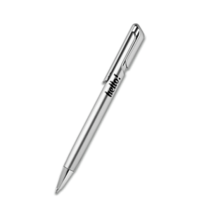 Długopis z nadrukiem logo - plastikowy metalik