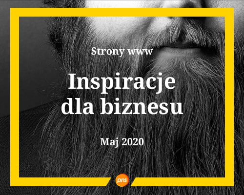 Inspiracje stron internetowych dla biznesu. Maj 2020.