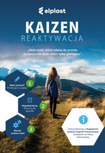 Projekt plakatu realizacja kaizen
