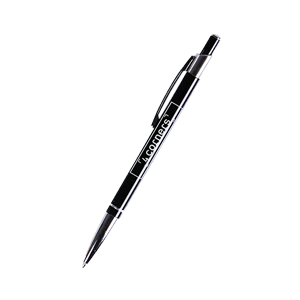 Długopis metalowy ze srebrnymi zdobieniami