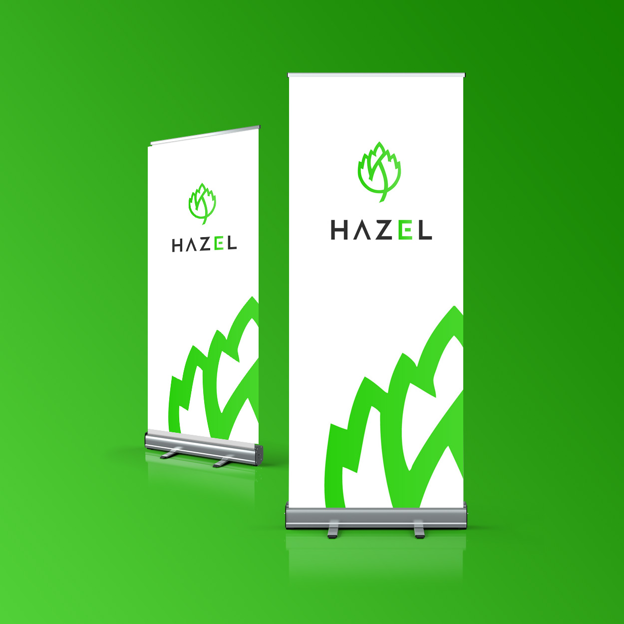 Projekt Logo Zielone Lisc Hazel Elektromobilnosc Oze Projekt Grupapns