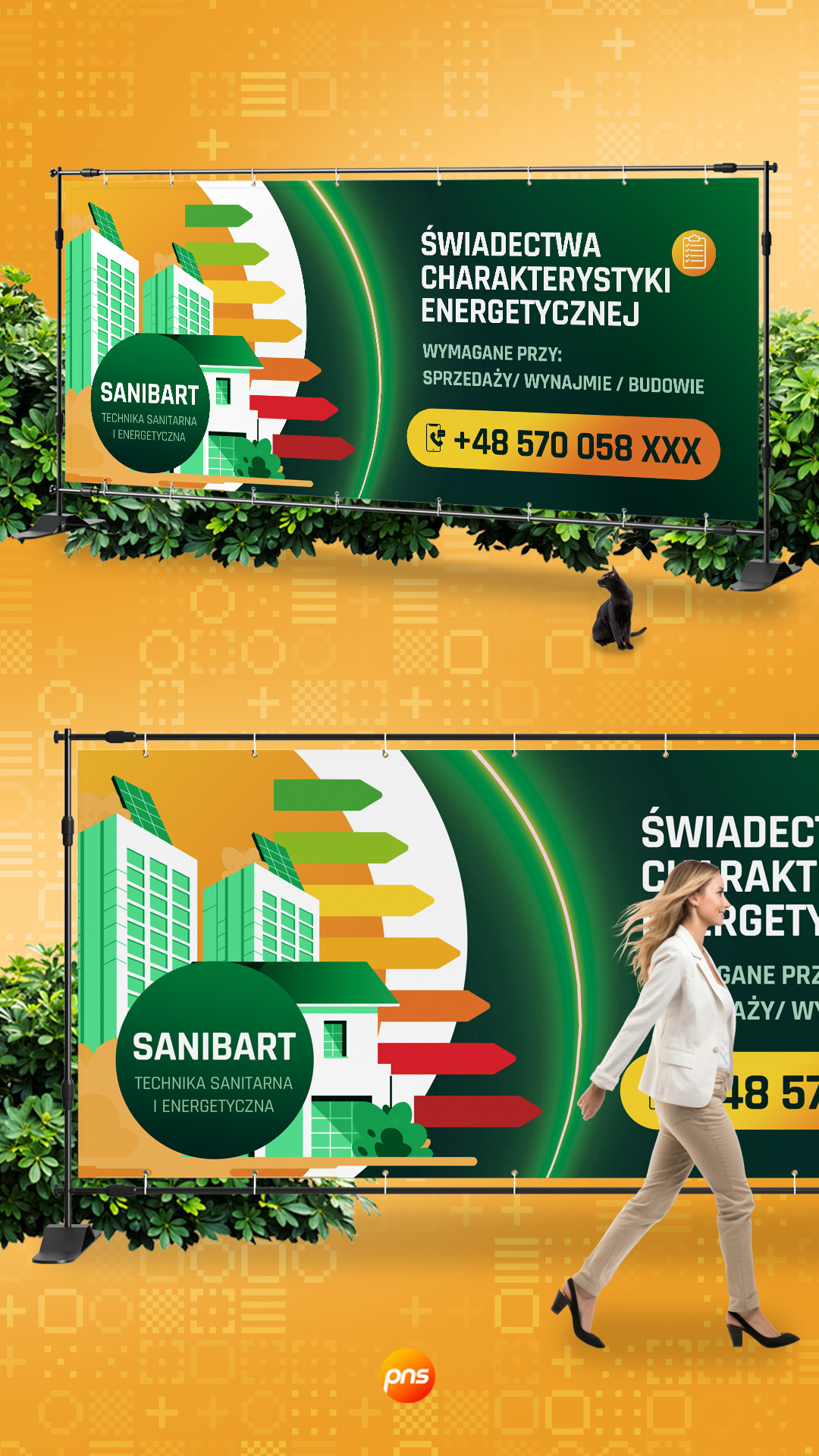 Baner Reklamowy Swiadectwa Energetyczne Budynkow Reklama Pns