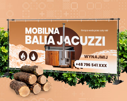 Baner Reklamowy Wynajem Mobilna Balia Projekt Graficzny Pns Min