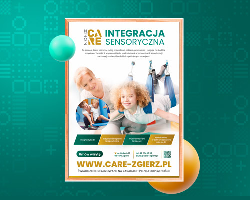 Projektowanie Plakatów Reklamowych Medycyna Przychodnia Integracja Sensoryczna Pns Min